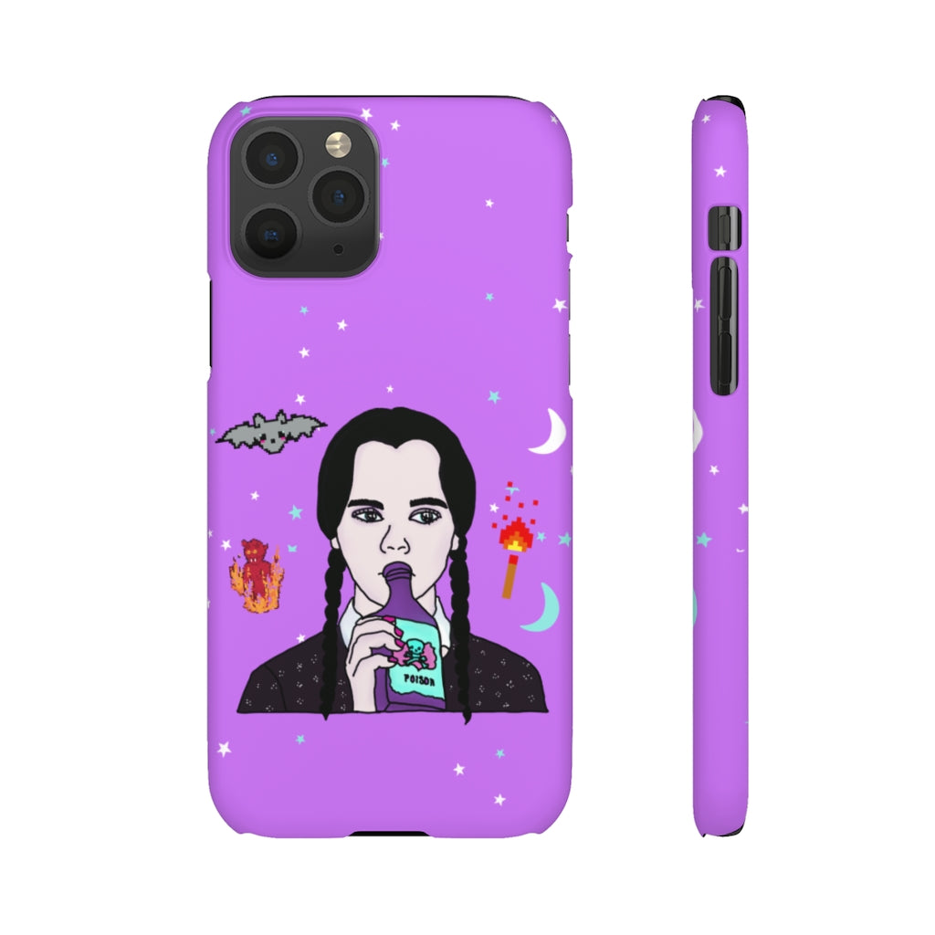 Wednesday Mood Phone Snap Case [purple]
