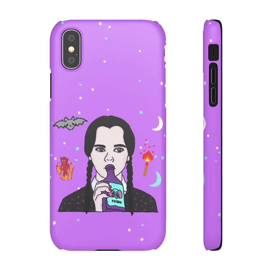 Wednesday Mood Phone Snap Case [purple]