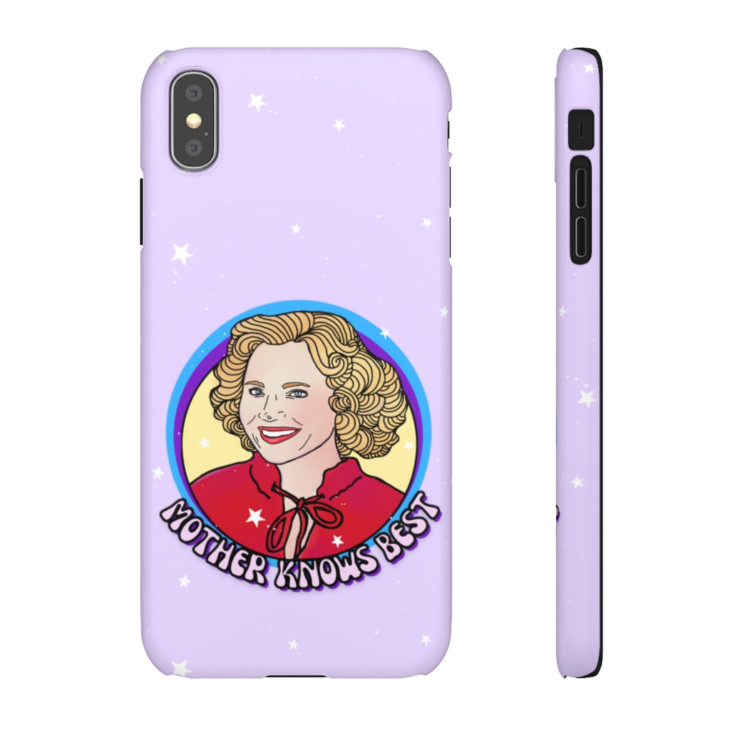 Kitty Forman "Mother Knows Best" Phone Snap Case [lilac]
