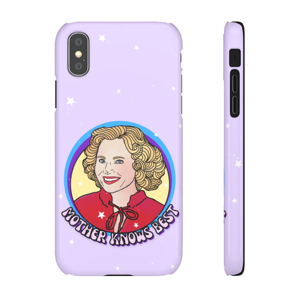 Kitty Forman "Mother Knows Best" Phone Snap Case [lilac]