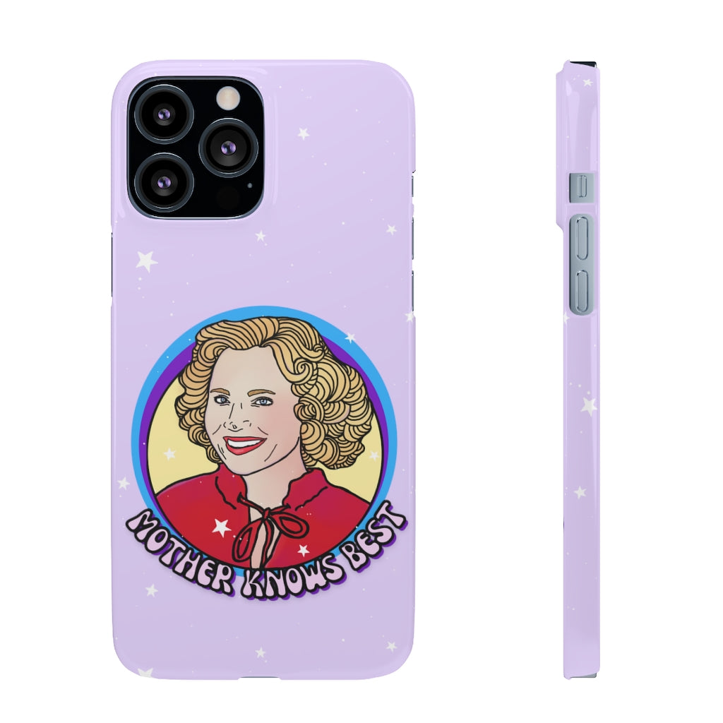 Kitty Forman "Mother Knows Best" Phone Snap Case [lilac]