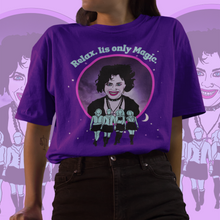 Load image into Gallery viewer, “Relax. It&#39;s Only Magic” Nancy Downs Super Soft T-Shirt
