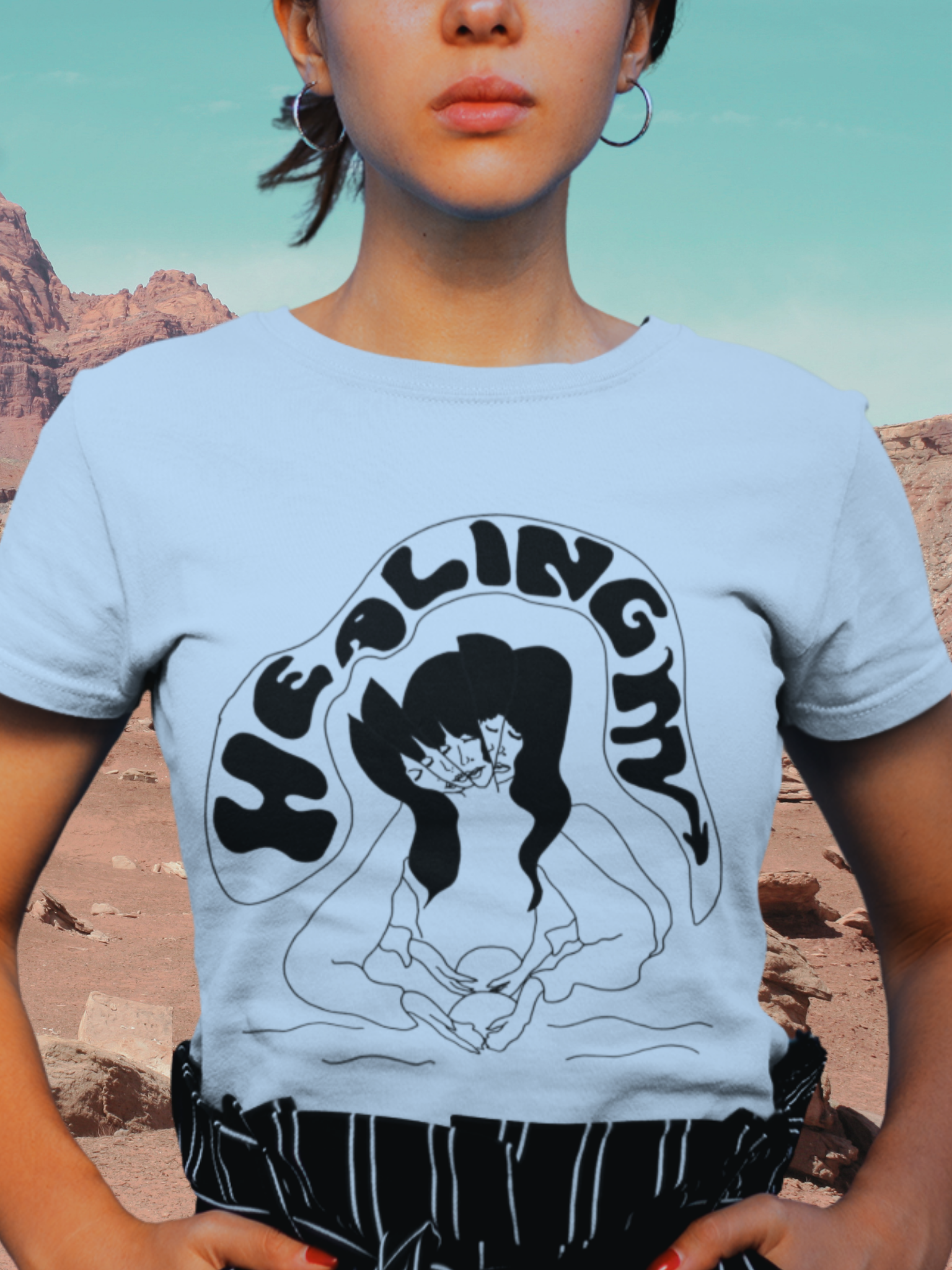 Scorpio "Healing" Unisex Vintage Style Tshirt