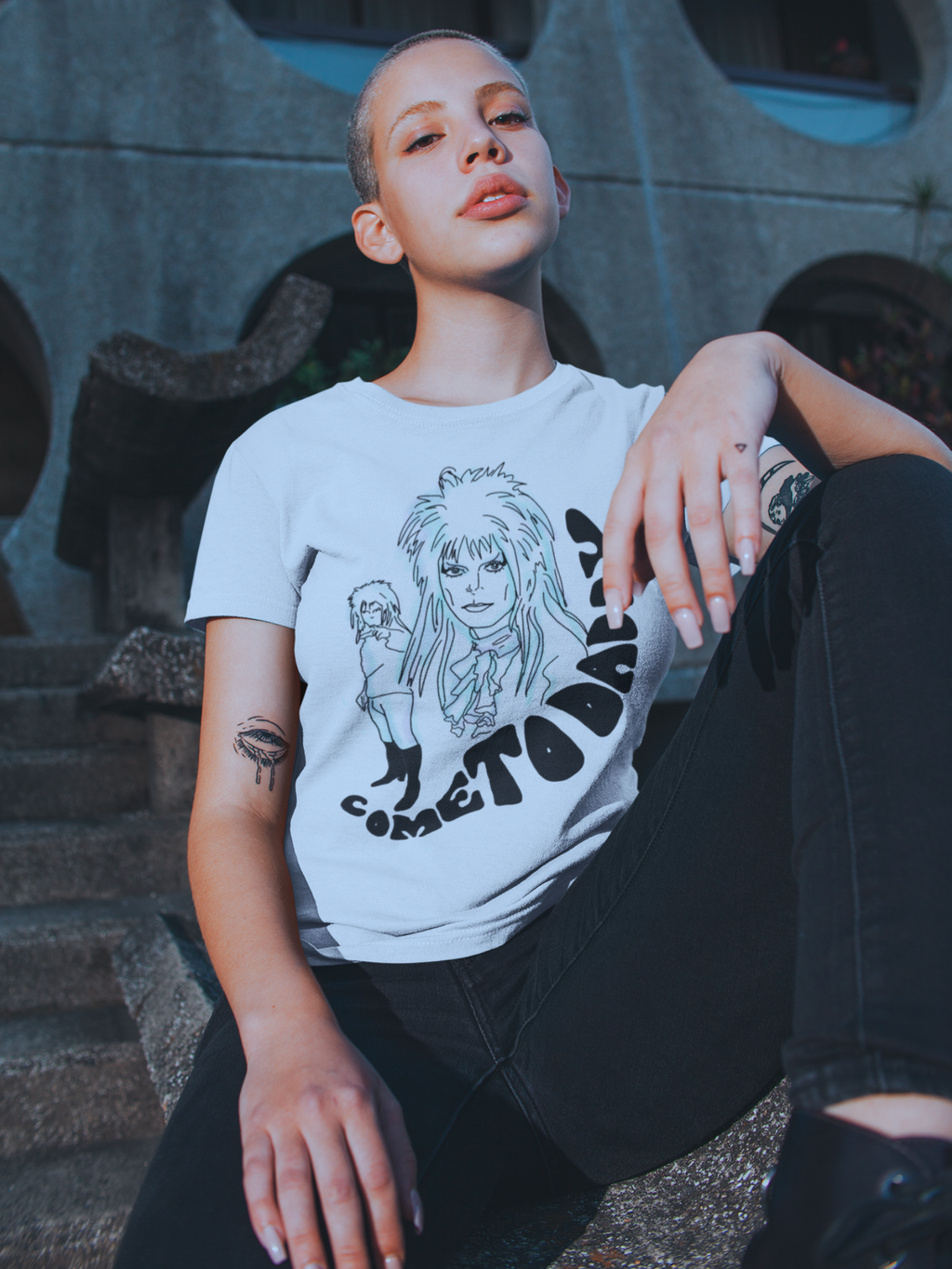 "Come to Daddy" Labyrinth Vintage Style Unisex Tshirt
