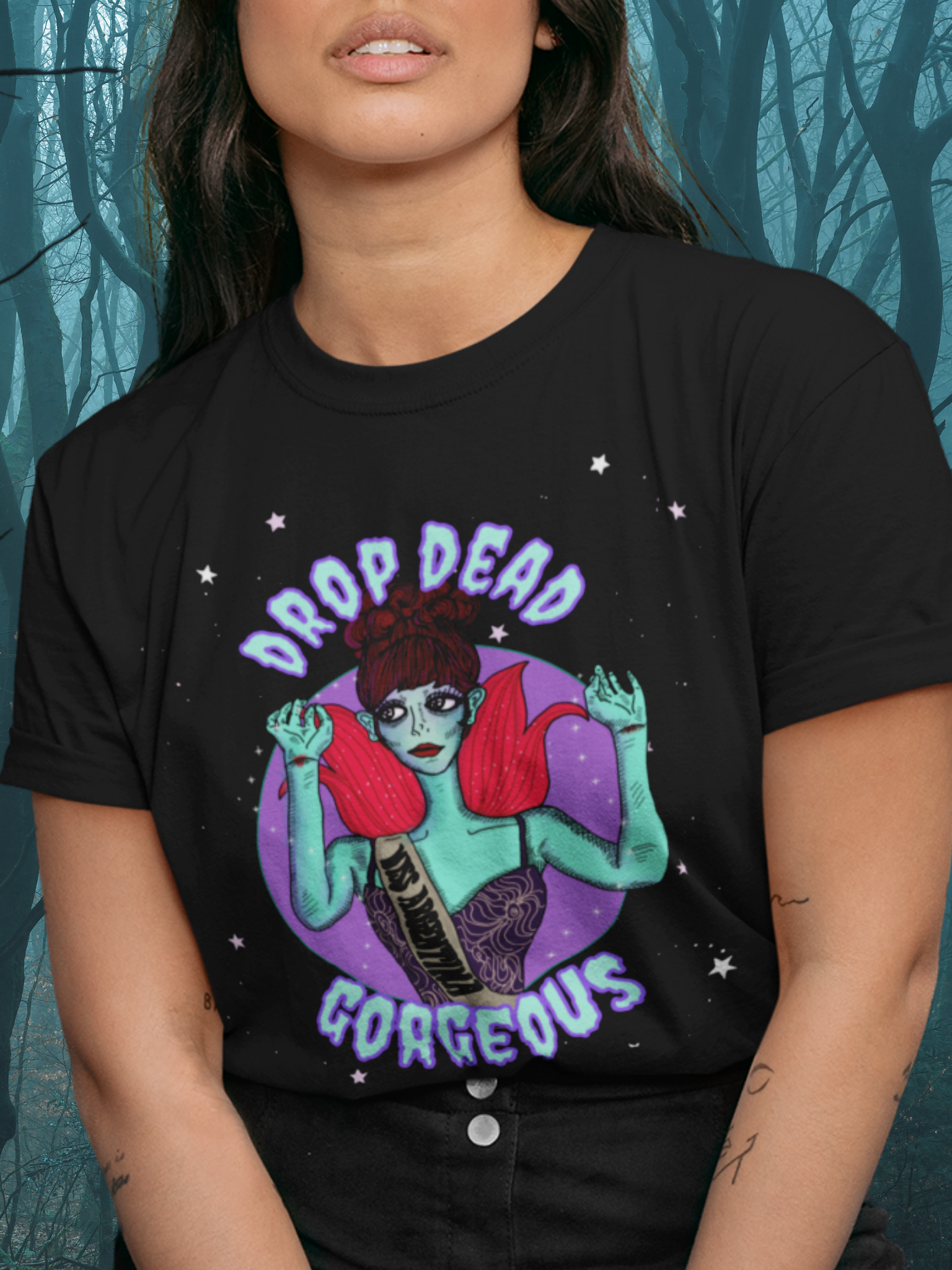 "Drop Dead Gorgeous" Beetlejuice Super Soft Tee