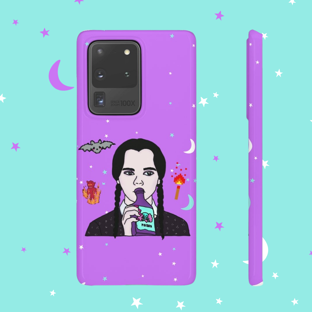 Wednesday Mood Phone Snap Case [purple]