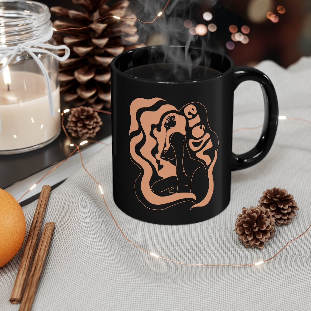 Leo "El Sol" Black Mug