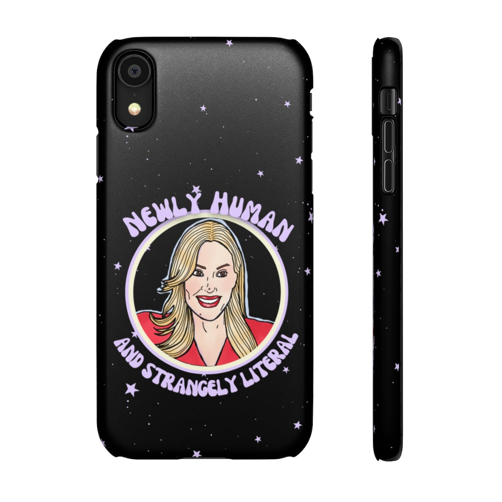 "Newly Human and Strangely Literal" Phone Snap Case