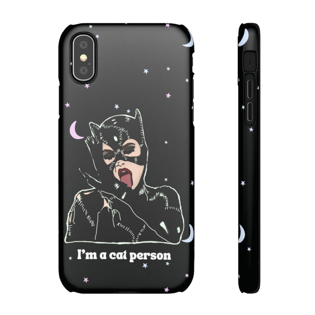 "I'm a Cat Person" Phone Snap Case