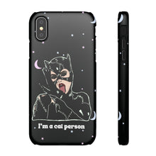 Load image into Gallery viewer, &quot;I&#39;m a Cat Person&quot; Phone Snap Case
