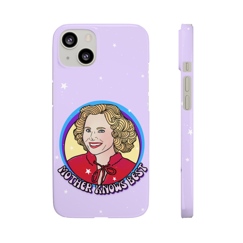 Kitty Forman "Mother Knows Best" Phone Snap Case [lilac]
