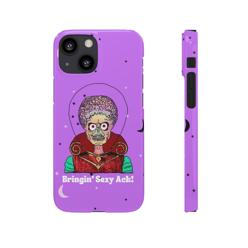 Mars Attacks "Bringin' Sexy Ack!" Phone Snap Case [purple]