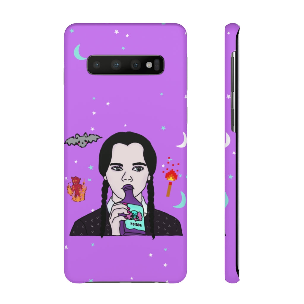 Wednesday Mood Phone Snap Case [purple]