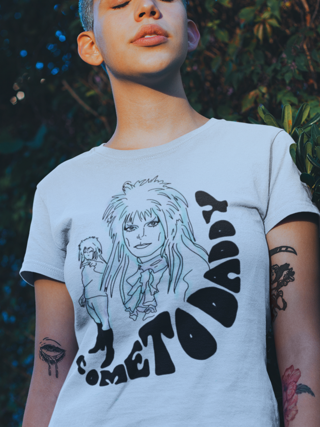 "Come to Daddy" Labyrinth Vintage Style Unisex Tshirt