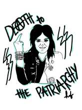 Load image into Gallery viewer, Joan Jett &quot; Death to the Patriarchy&quot; Coffee &amp; Tea Mug
