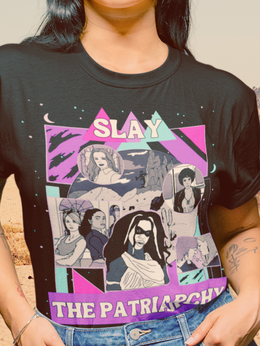 “Slay the Patriarchy” Women of Buffy  Super Soft T-shirt