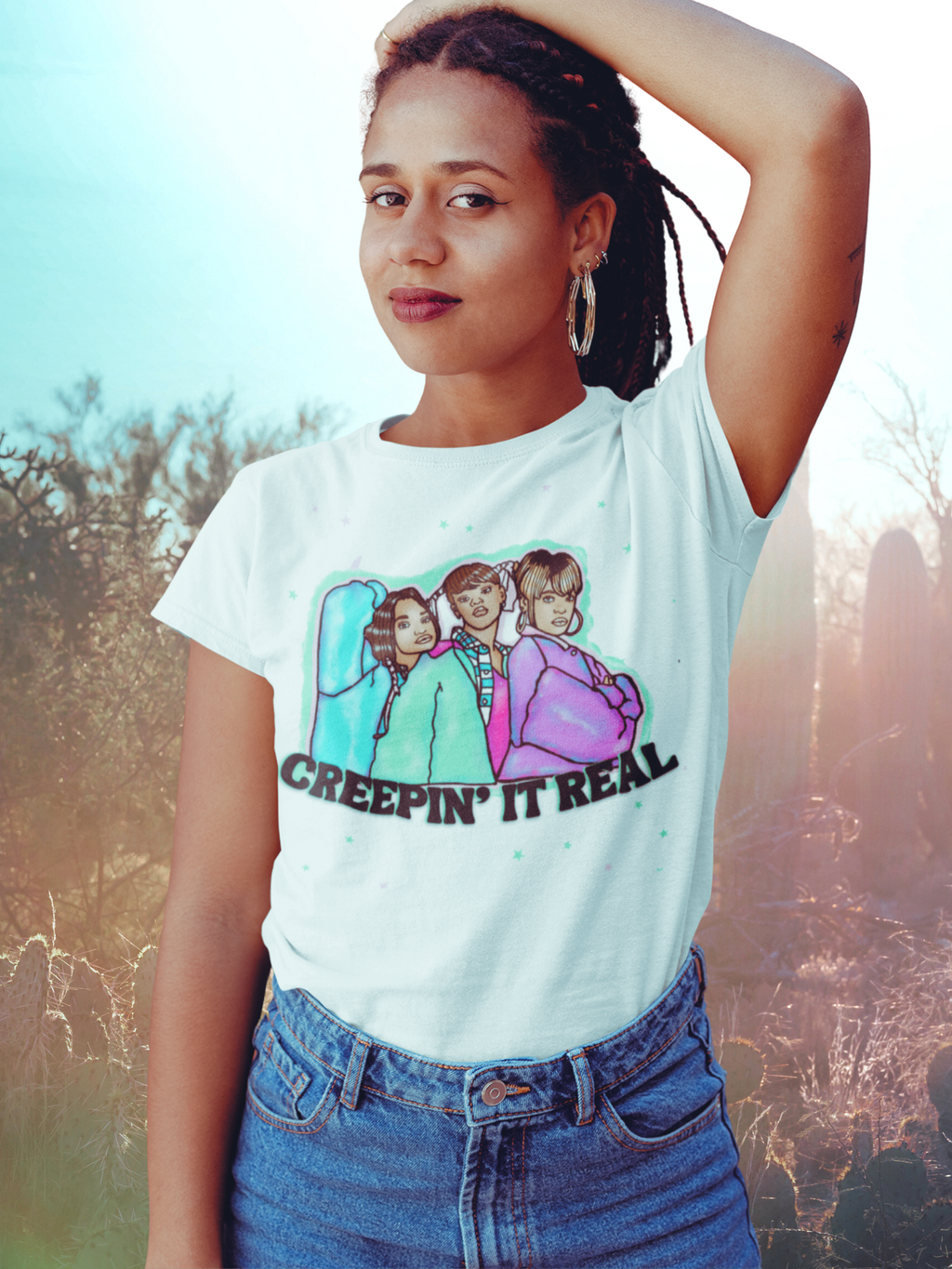 Creepin' It Real TLC Super Soft T-shirt