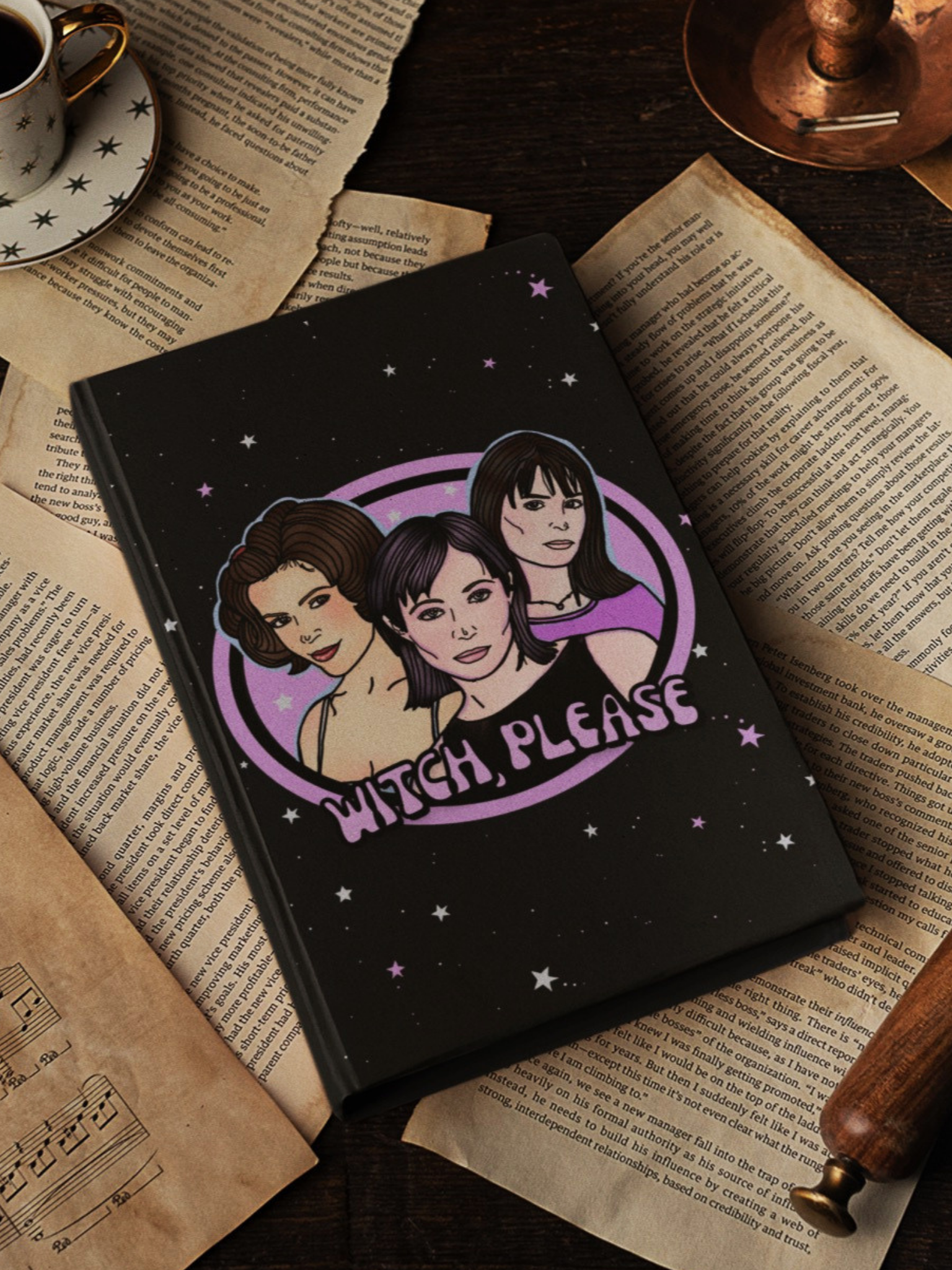 "Witch, Please" Book of Shadows (hardcover, lined)