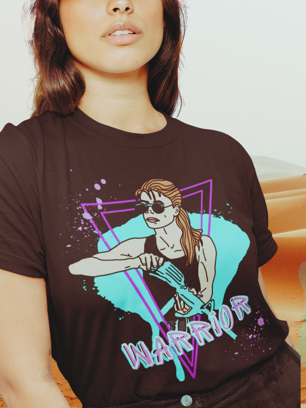 Sarah Connor "Warrior" Super Soft Unisex Tshirt