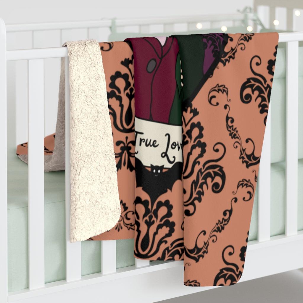True Love Tillow Sherpa Fleece Blanket