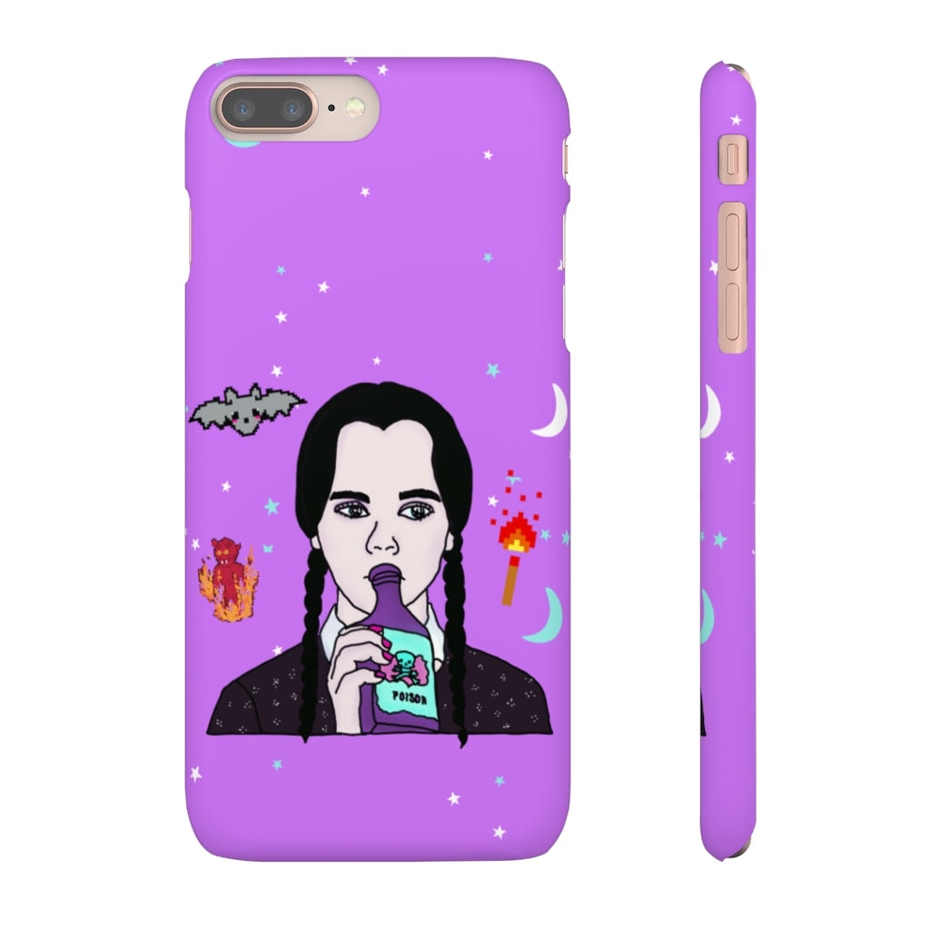 Wednesday Mood Phone Snap Case [purple]