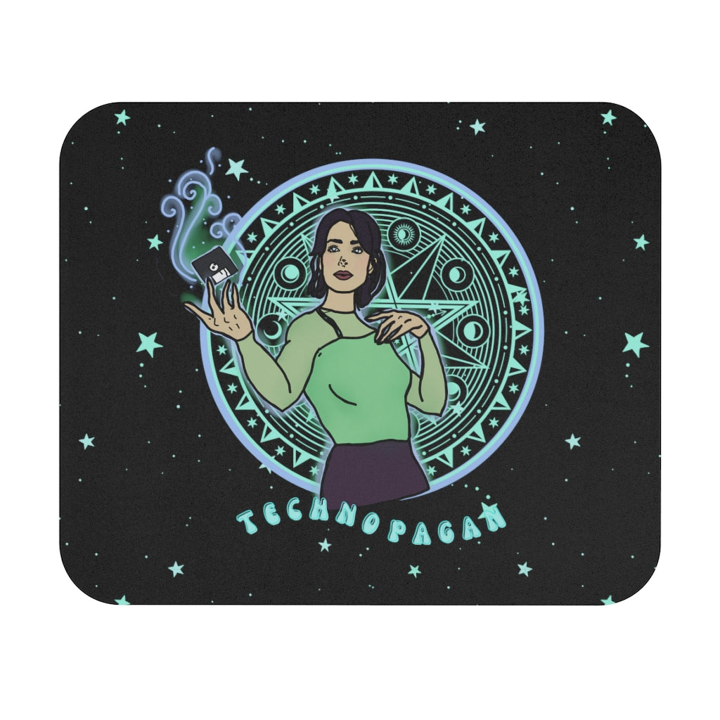 Technopagan Jenny Calendar Mouse Pad