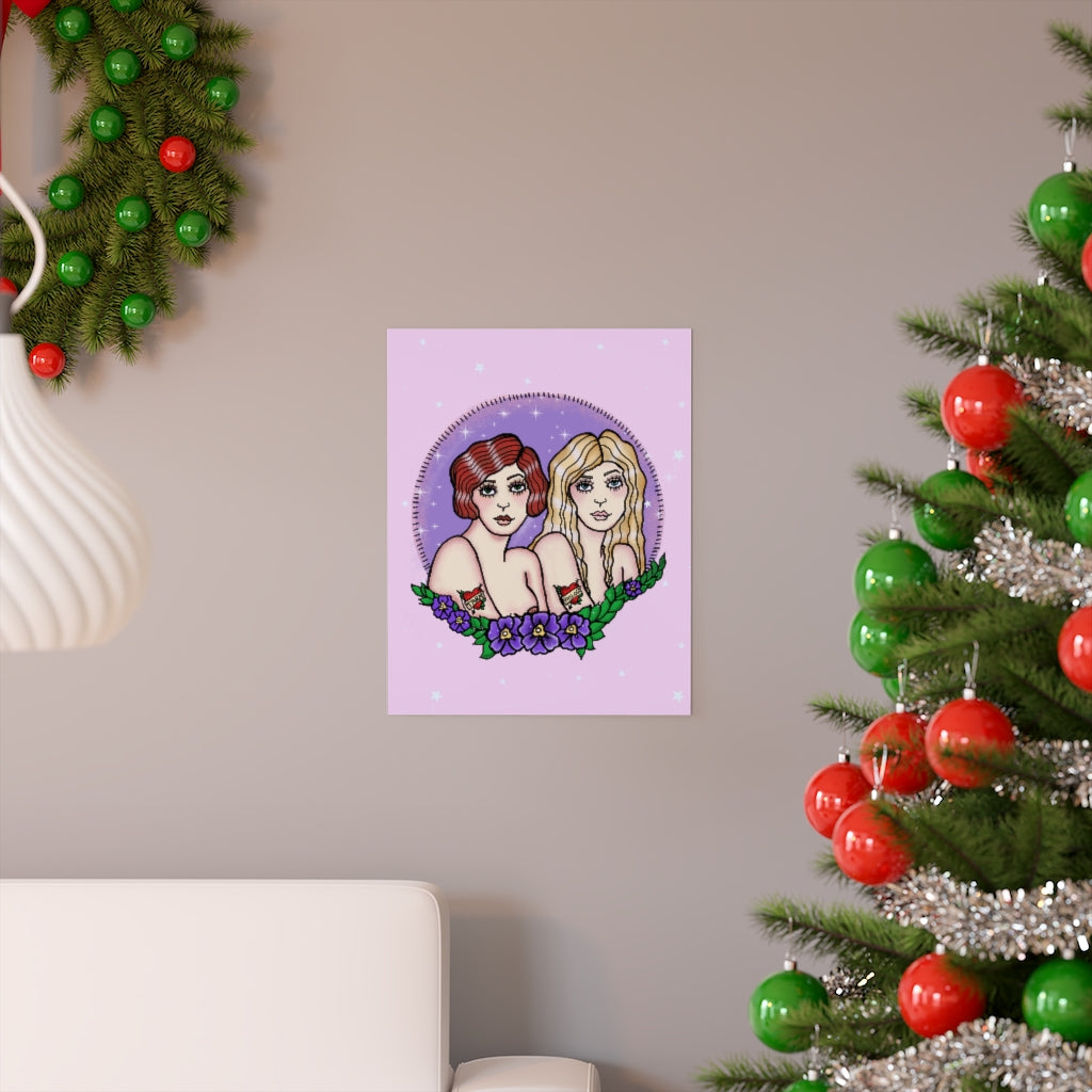 Willow and Tara "Tillow" Americana Poster/ Archival Print