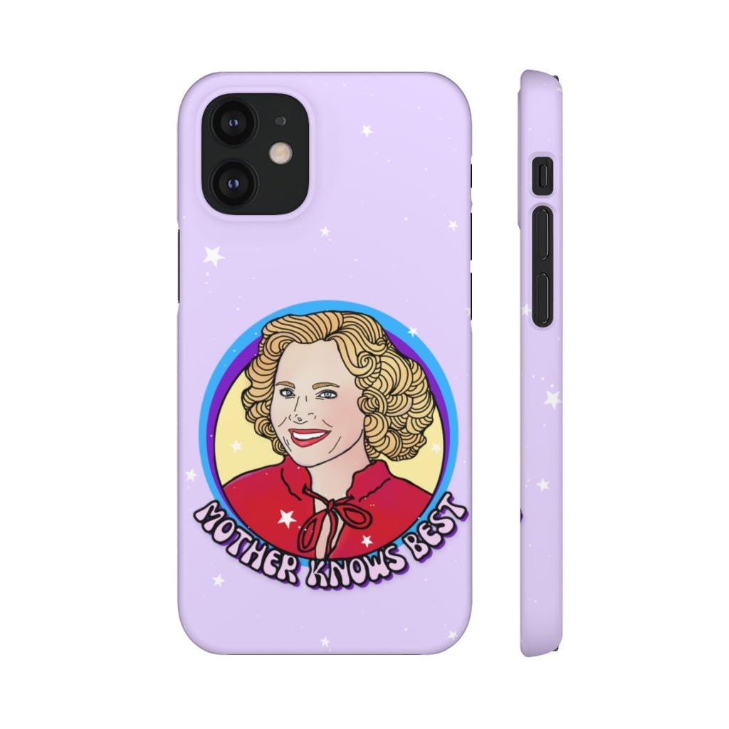 Kitty Forman "Mother Knows Best" Phone Snap Case [lilac]