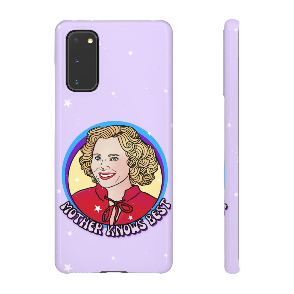 Kitty Forman "Mother Knows Best" Phone Snap Case [lilac]