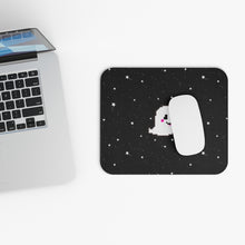 Load image into Gallery viewer, Grinning Ghostie Mouse Pad [black]
