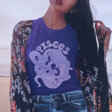 Load image into Gallery viewer, Goddess of the Sea Pisces Vintage Style Unisex Tee
