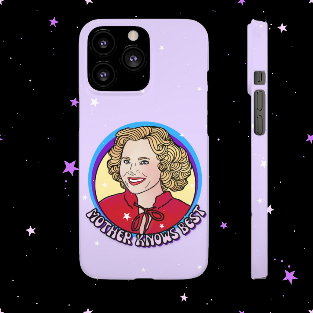 Kitty Forman "Mother Knows Best" Phone Snap Case [lilac]