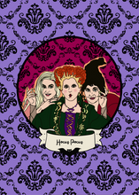 Load image into Gallery viewer, Hocus Pocus Halloween Greeting Card Set (4 Pack) or Single Card

