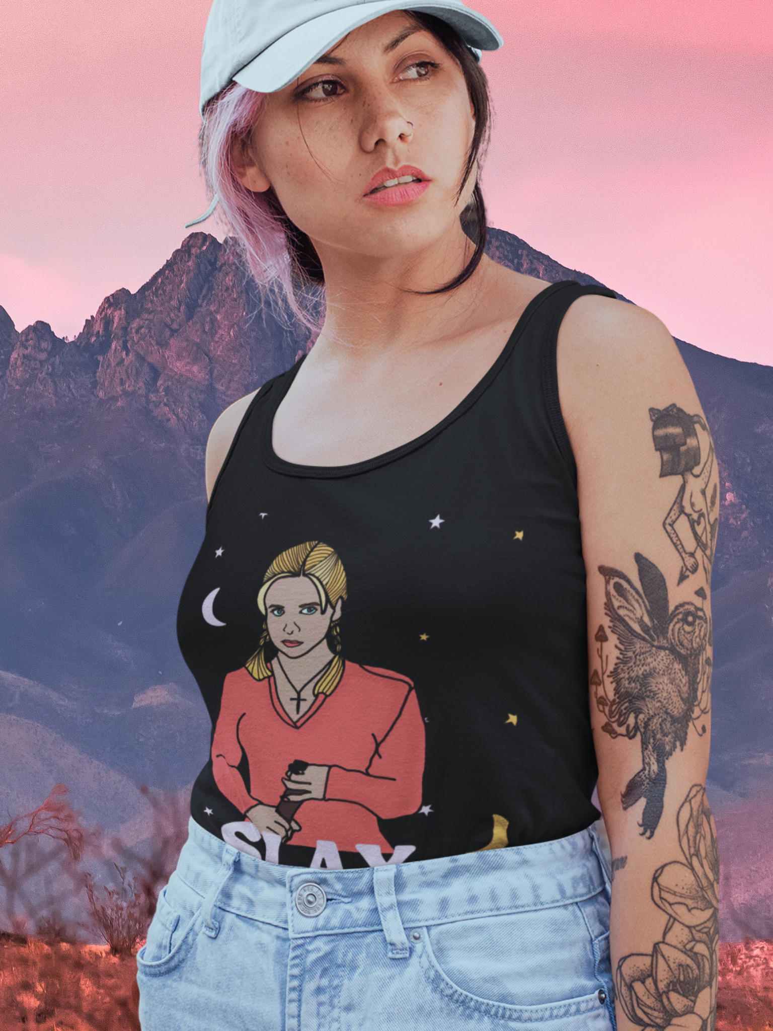 "Slay" Racerback Tank