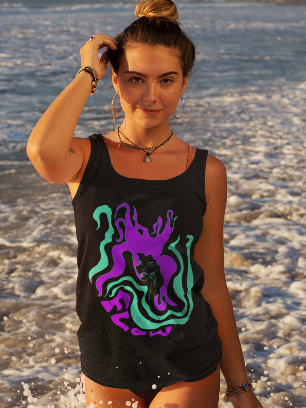 Aquarius "Flow" Racerback Tank