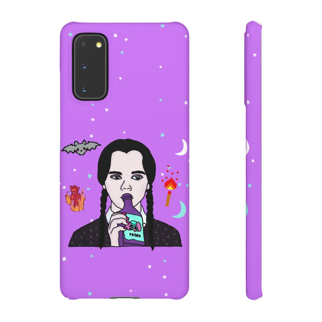 Wednesday Mood Phone Snap Case [purple]