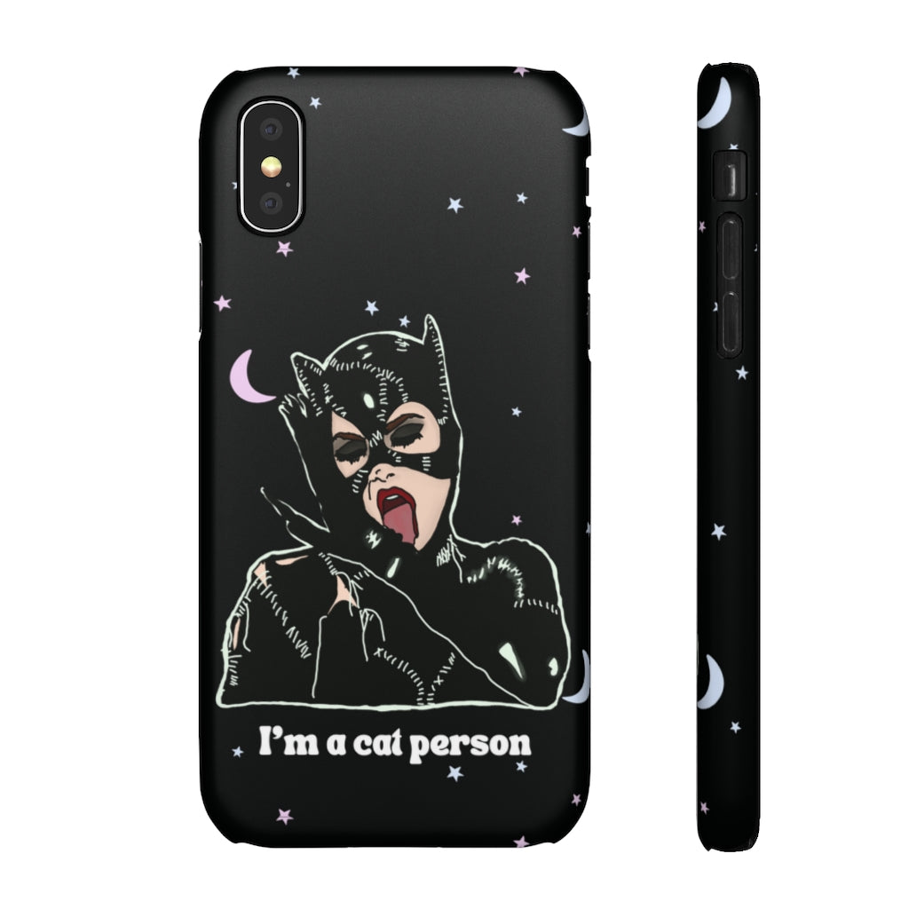 "I'm a Cat Person" Phone Snap Case