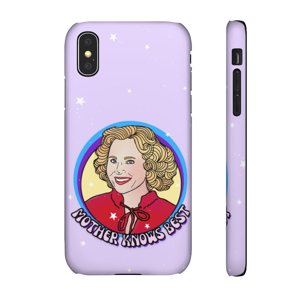 Kitty Forman "Mother Knows Best" Phone Snap Case [lilac]