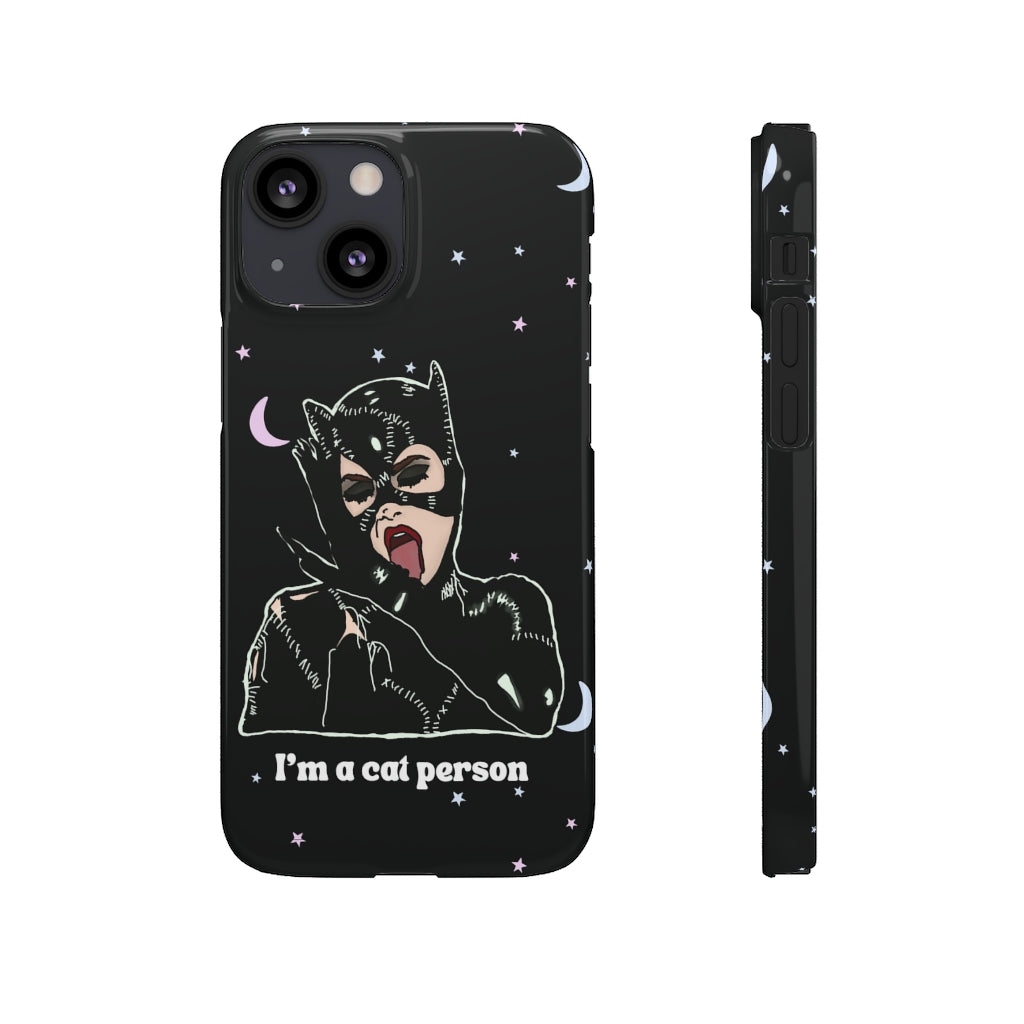 "I'm a Cat Person" Phone Snap Case