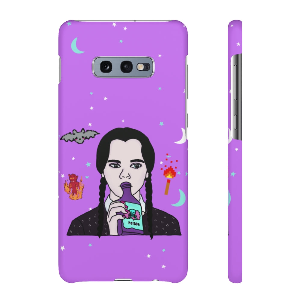Wednesday Mood Phone Snap Case [purple]