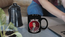 Load and play video in Gallery viewer, Kiss The Librarian Coffee Mug
