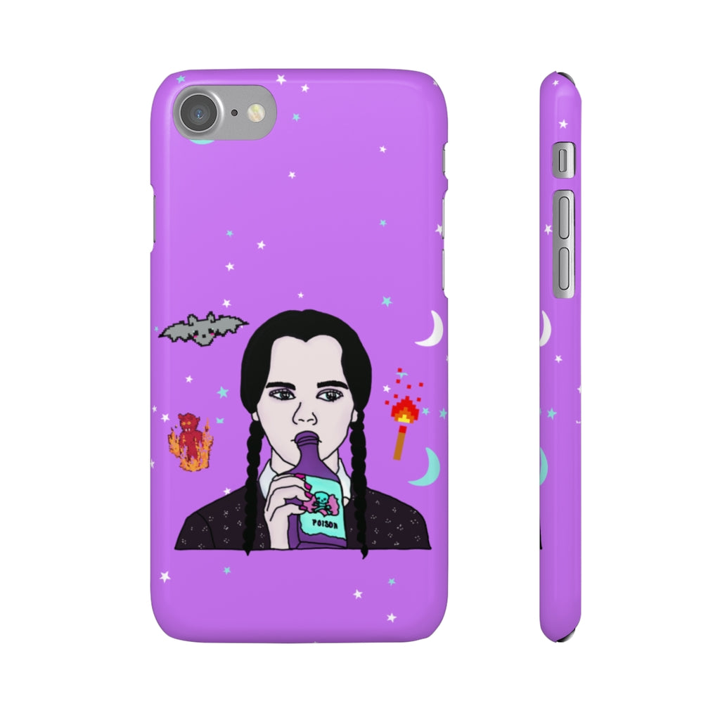 Wednesday Mood Phone Snap Case [purple]