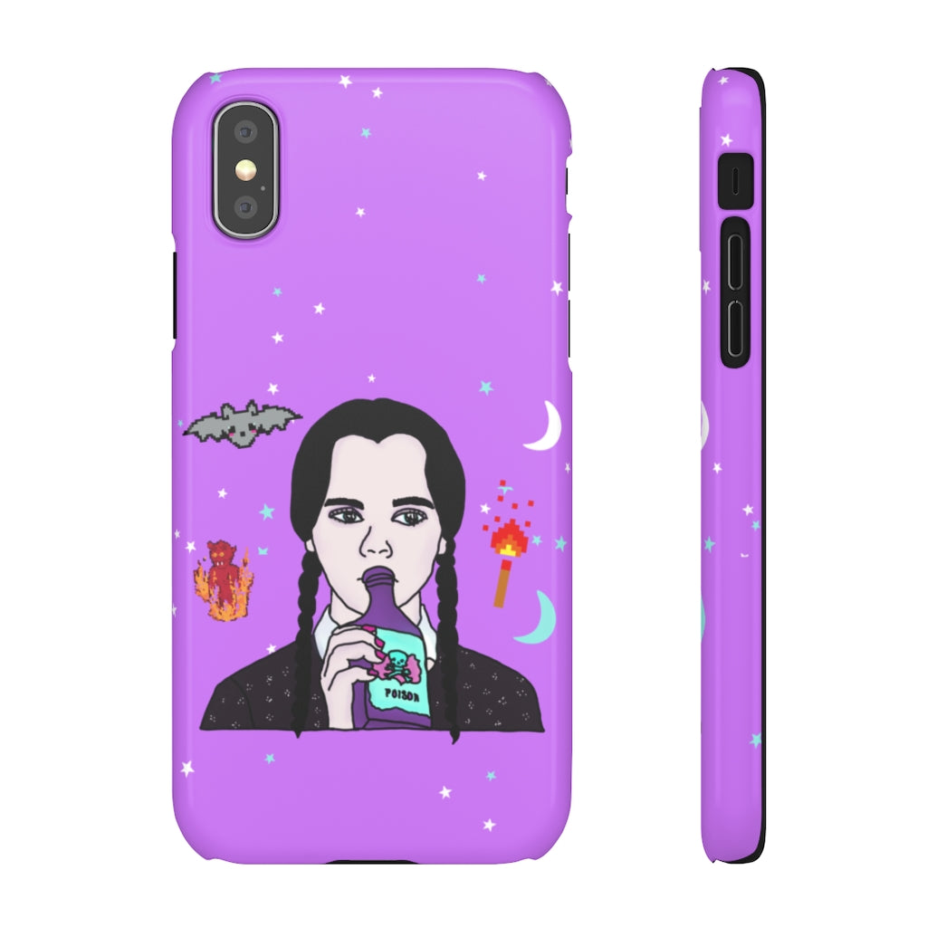 Wednesday Mood Phone Snap Case [purple]
