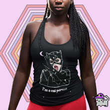 Load image into Gallery viewer, &quot;I&#39;m a Cat Person&quot;  Racerback Tank
