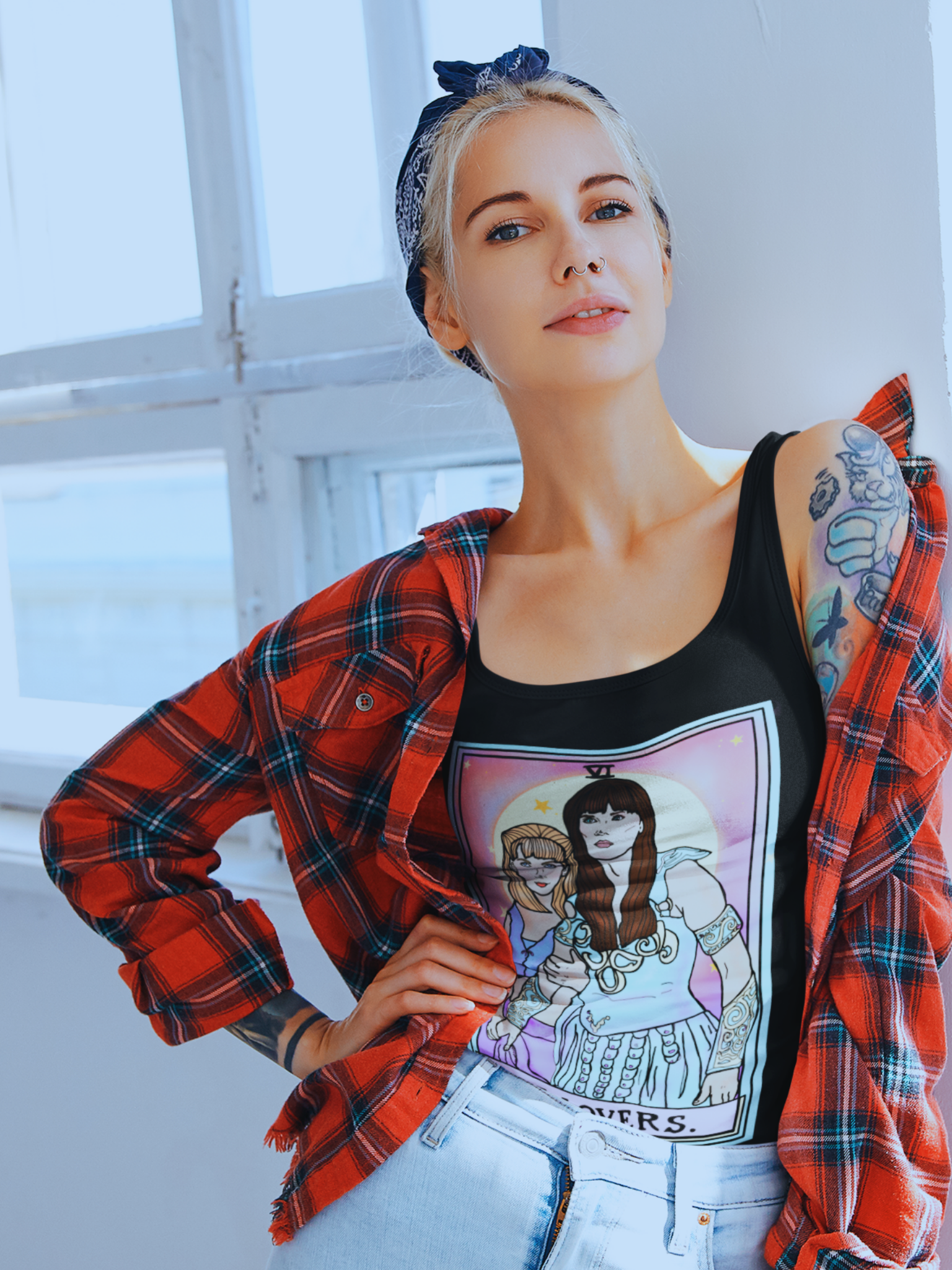Xena and Gabrielle "The Lovers" Racerback Tank
