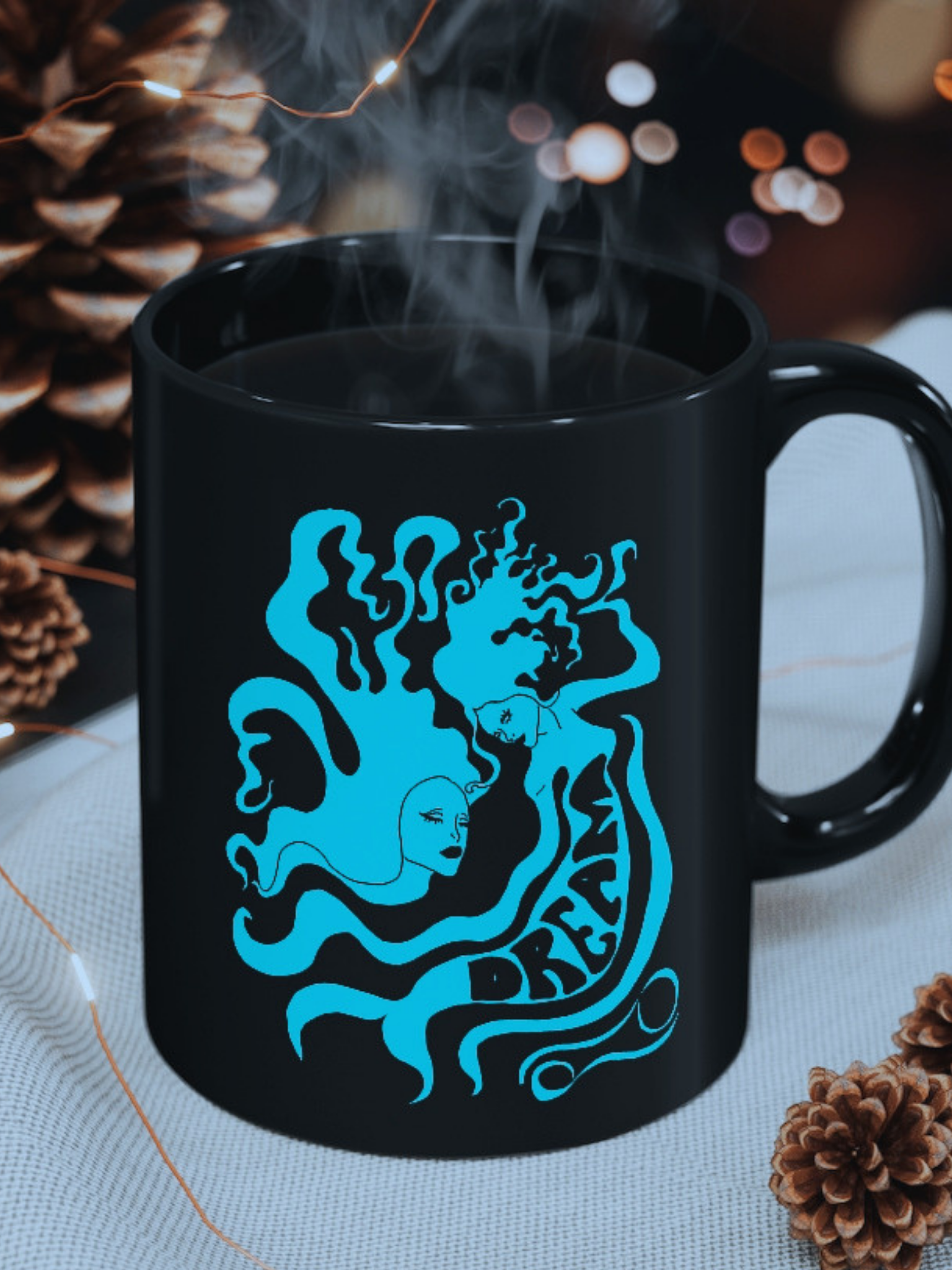 Cancer "Dream"  Sign Black Mug