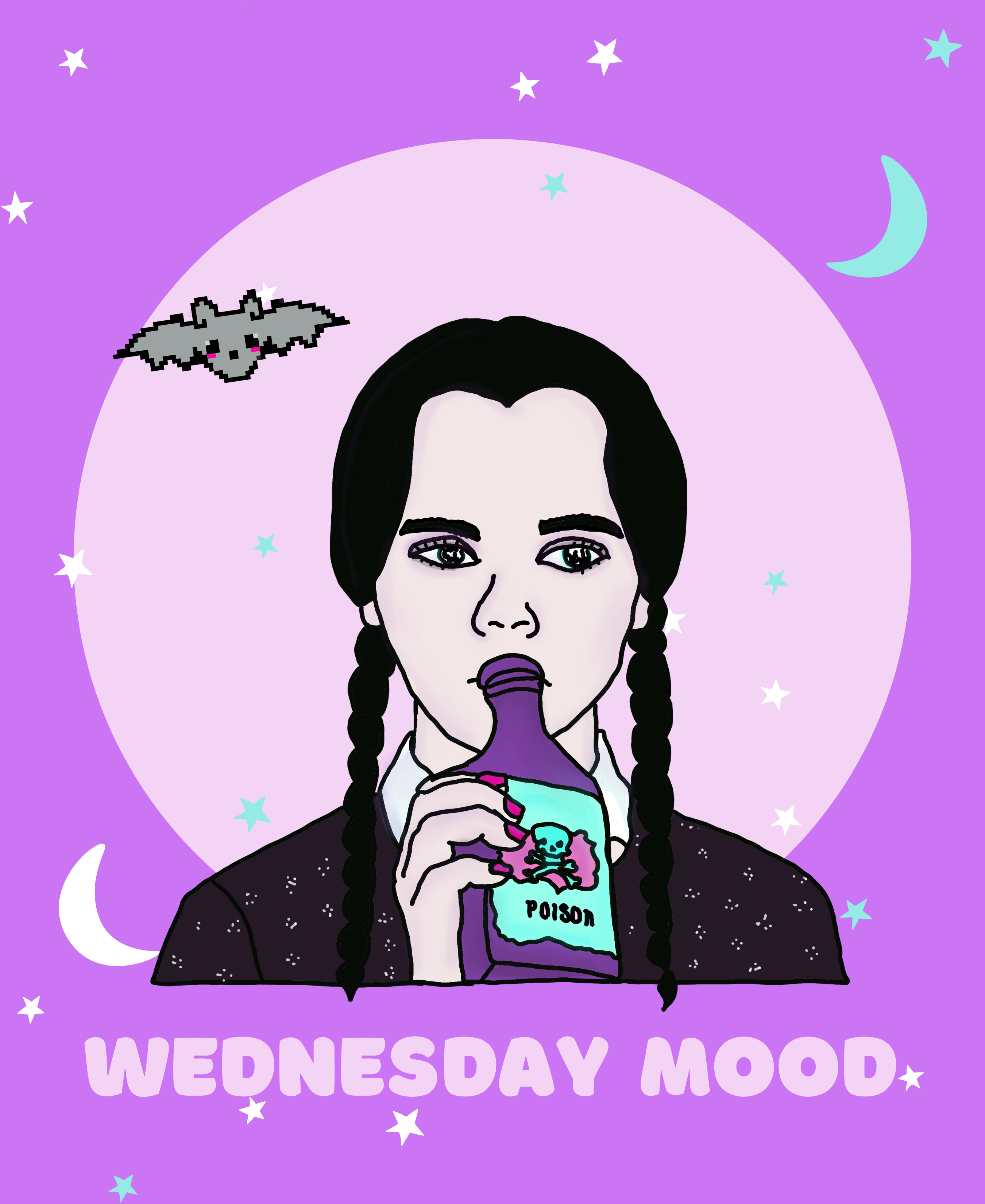 “Wednesday Mood” Wednesday Addams Unisex T-shirt