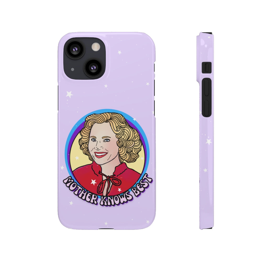 Kitty Forman "Mother Knows Best" Phone Snap Case [lilac]
