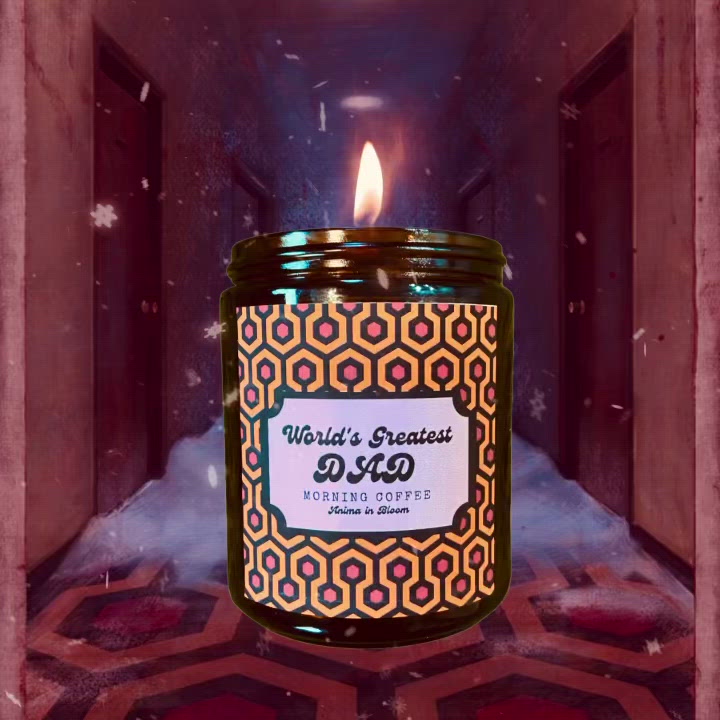 World's Greatest Dad Candle | Jack Torrance The Shining Candle