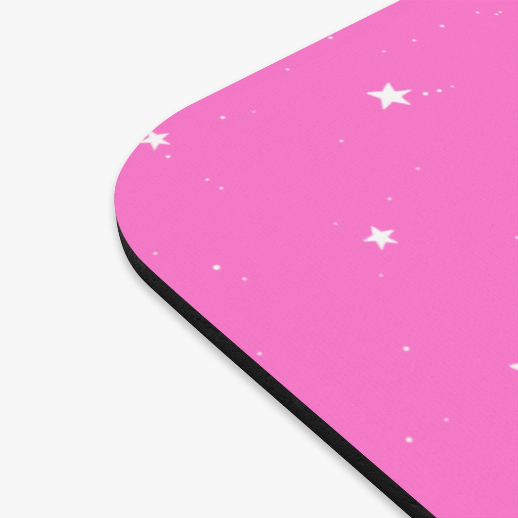 Witchy Koji Kitty Mouse Pad [pink]